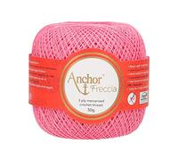 Anchor Freccia Stärke 20 4771020-00075 - Filato per uncinetto, 100% cotone rosa
