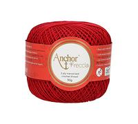Anchor Filato per uncinetto Freccia Stärke 6 4771006-00047 100% cotone rosso