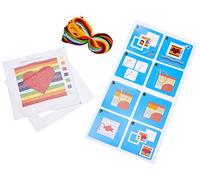 ANCHOR - Kit Ricamo Punto Croce per Principianti, Cuore Multicolor
