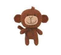 Anchor - Mini Kit Amigurumi Mimi la Scimmia | Tutto il necessario per la realizzazione Incluso | Kit Gancio Facile | 9 cm - Ideale per principianti e regalo creativo - Rif A28C05-XS