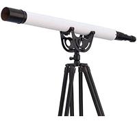 Anchor Master - Telescopio in ottone con supporto, telescopio vintage su treppiede, fatto a mano, a forma di treppiede, ideale come regalo decorativo per casa/ufficio, regalo da collezione