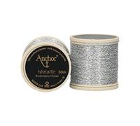 Anchor Metallic 4316000-00301 - Filato per ricamo, colore: Argento