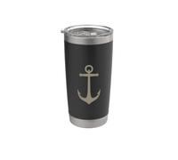 Anchor Pocket - Stampa per dipendenti da vela unisex Bicchiere termico in acciaio inox doppia parete