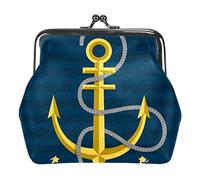 Anchor Portamonete Mini Portafogli Vintage Pouch Borse per Regalo, Multicolore 15., 3.3x3.6 in/11x12 cm, Portamonete
