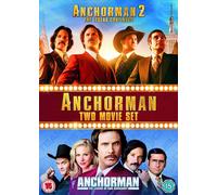Anchorman 1-2 Box Set (Blu-ray) Will Ferrell Christina Applegate Paul Rudd