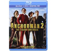 Anchorman 2: The Legend Continues (Blu-ray + DVD + Digital HD) (Blu-ray)