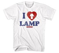 Anchorman I Love Lamp T-Shirt Manica Corta Adulto Collo Rotondo Cotone Bianco