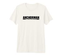 Anchorman: The Legend of Ron Burgundy Logo Maglietta Premium