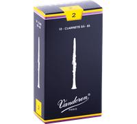 Ancia Clarinetto Sib Vandoren Tradizionali Tutte Le Forze - Scatola Di 10 Ance