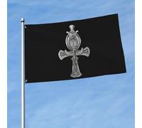 Ancient Ankh Egyptian Symbol Eye Of Horus Bandiera Da Giardino Bandiera Con 2 Occhielli Bandiere Per Prato Giardino Portico 3X5Ft