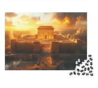 Ancient Architettura Tempio di Gerusalemme 1000pcs (75x50cm) Puzzle Adatto Per Adulti E Folla Dai 14 Anni in Su