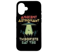 Ancient Astronauta Theors Say Yes - Teorista Alien Head Custodia per iPhone 16