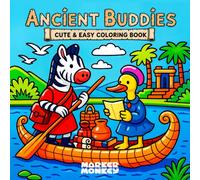 Ancient Buddies: Adorable Prehistoric Animals Coloring Book,Prefect gift for Relaxation & Anxiety