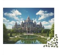 Ancient Castles 1000 Pezzi Puzzle Per Adulti Bambini - European Palace Puzzle Per Adulti 1000 Pezzi Giocattoli Fai Da Te 1000pcs (75x50cm)