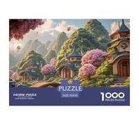 Ancient Chinese-style Architecture 1000 Pezzi Cartone Robusto Puzzle Fairy Tale Homes Antistress Gioco Per Famiglie Puzzle Per Adulti E Bambini 70x50cm/1000pcs