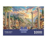 Ancient City SceneDaunting Jigsaw Puzzles for Adults An Assortment of 1000 Advanced, Impossible-Hard-Difficult Challenging Puzzle Educational Game Pieces - A Formidable And Rewarding Gift for Ambitio