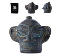 Ancient Death Whistle, Vintage Screaming Whistle, Retro Prank Props Multi-Functional Haunted House Layout, Weird Sound For Halloween, Outdoor Cosplay Parties, 3.46x2.68x2.95 Inches