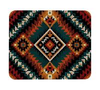 Ancient Echoes Aztec Geometric (1) Tappetini Mouse Antiscivolo Tappetino per Mouse Portatile Mousemat per Casa Gioco Pc 25X30Cm