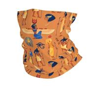 Ancient Egypt Egyptian Gods And Symbols Vintage Versatili Sciarpa A Tubo Stampato Sciarpa A Mezza Faccia Ghetta per Estivo Sports Bambini