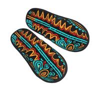 Ancient Egypt Ethnic African Donna Uomo Slippers Comode Pantofole Morbide Ciabatte Per Interno Autunno Casa M