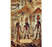 Ancient Egypt Notebook, Egyptian Heroglyphs, Symbols Journal: 100 Page Lined Notebook 6x9 inches, Perfect for Writing, History Lovers, Gift