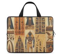 Ancient Egypt Tribe Series Custodia per laptop ultra sottile, impermeabile, 15 pollici, borsa protettiva portatile per computer con cinturino a mano