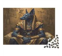 Ancient Egyptian God Colourful Anubis 1000 Pcs Jigsaw Puzzles Adults Brain Development Classic Educational Games 38x26cm/1000pcs