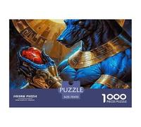 Ancient Egyptian God Sturdy Thick Paper Pieces Improving Concentration, Patience And Logical Thinking in Spare Time 70x50cm/1000pcs