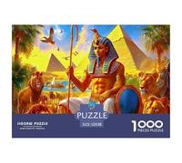 Ancient Egyptian Pharaoh Thick Sturdy Cardboard Excellent Brain Game, Suitable for Improving Mental Flexibility And Focus 52x38cm/1000pcs