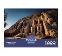 Ancient Egyptian Statues Durable Paper Fun Brain Challenge, Suitable for Adults Seeking Relaxing And Rewarding Hobbies 70x50cm/1000pcs