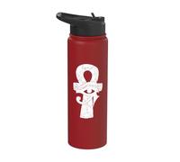Ancient Egyptian Stone Ankh Simbolo Occhio Di Ra Stainless Steel Insulated Water Bottle