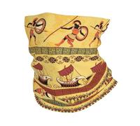 Ancient Greek Ships Warrior Vintage 26X30Cm Antivento Passamontagna Durevole Headwrap per Yoga Escursionismo Outdoor