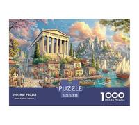 Ancient Harbor Scene Puzzle Di Ispirazione Museale Per La Famiglia - 1000 Pezzi Con Stampe Puzzle Di Elevata Qualità Artistica - Il Regalo Per Eccellenza Per Un Pubblico 14+ 52x38cm/1000pcs