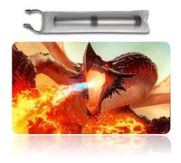 Ancient Hellkite- MTG - Tappetini da gioco + custodia impermeabile gratuita, MTG Playmate Table Mat, dimensioni 60 x 35 cm, MTG Mouse Pad compatibile con MTG TCG CCG RPG
