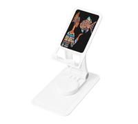 Ancient Maya and Fish - Supporto universale per cellulare, regolabile, treppiede girevole a 360° per iPhone, perfetto per l'uso quotidiano
