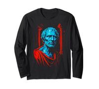 Ancient Philosopher Bust Stoic Roman Greek Wisdom Maglia a Manica