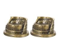 Ancient Roma Architecture Figurine Metal Colosseum Desktop Architecture