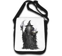 Ancient Sorcerer Casting Dark Magic - Borsa a tracolla bianca