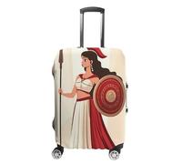 Ancient Wisdom and War Athena Travel Luggage Cover lavabile antigraffio per valigie, Stile:, L