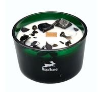 Ancient Wisdom Candela magica con fiori e gemme Hop Hare - Candela di cera di soia fatta a mano - 8,8 x 5 cm (Il Cavaliere di Spade)