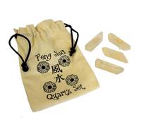 Ancient Wisdom Fengshui Quatra-Set Natural Quartz