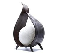 Ancient Wisdom Natural Coconut Lamp-Chocolate Wrapover Twist lampade per Interni, Multicolore, Unico