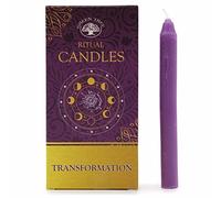 Ancient Wisdom Set di 10 Candele viola - Trasformazione - Candele magiche incantate