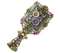 Ancient Wisdom - Specchio da tavolo con motivo floreale