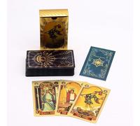 Ancient Wisdom Tarocchi Mazzo da 78 Carte in diversi Modelli (Blu Dorati, Occhio Onniveggente)