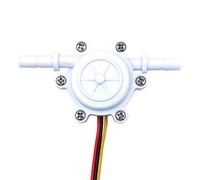 ANCLLO 0.25 "Hall Effect Sensore di Flusso Acqua Interruttore Flussometro Contatore Fluido, Meter DC5V, 0.25-5L/minuto