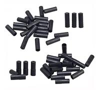 ANCLLO 100 pezzi bici bicicletta plastica 5 mm cavo freno alloggiamento puntale estremità tappi e 100 pezzi plastica bici cambio cavo terminali crimpare 4 mm alloggiamento filo conduttore ghiere
