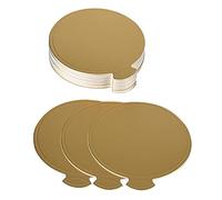 ANCLLO - 100 pezzi rotondi in Cake Boards Cupcake, Tavole Rotonde per Mousse, Vassoi Rotondi in Cartone, Cartone Tondo per Dolci, Vassoio Espositori, Torta, Pasticceria, 9 cm / 3,5 pollici