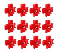 ANCLLO 12 Pack Orizzontale Capezzoli di Pollo Waterer Automatico Capezzoli di Pollo Orizzontale Montaggio Laterale Bevitori di Pollo per Pollo Quaglia Anatra