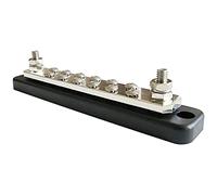 ANCLLO 12 Terminal Bus Bar - 150A Busbar Block con coperchio, distribuzione a terra, distribuzione alimentazione, 12 viti M4 + 2 prigionieri, per camper, caravan e caravan (nuovo)